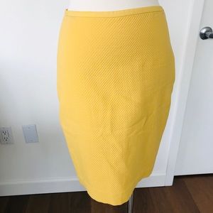 THE LIMITED. Yellow High Waist Pencil Skirt